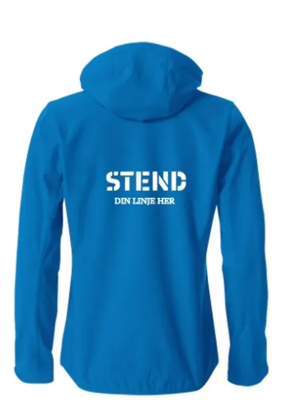 Softshelljakke med hette Dame Stend VGS